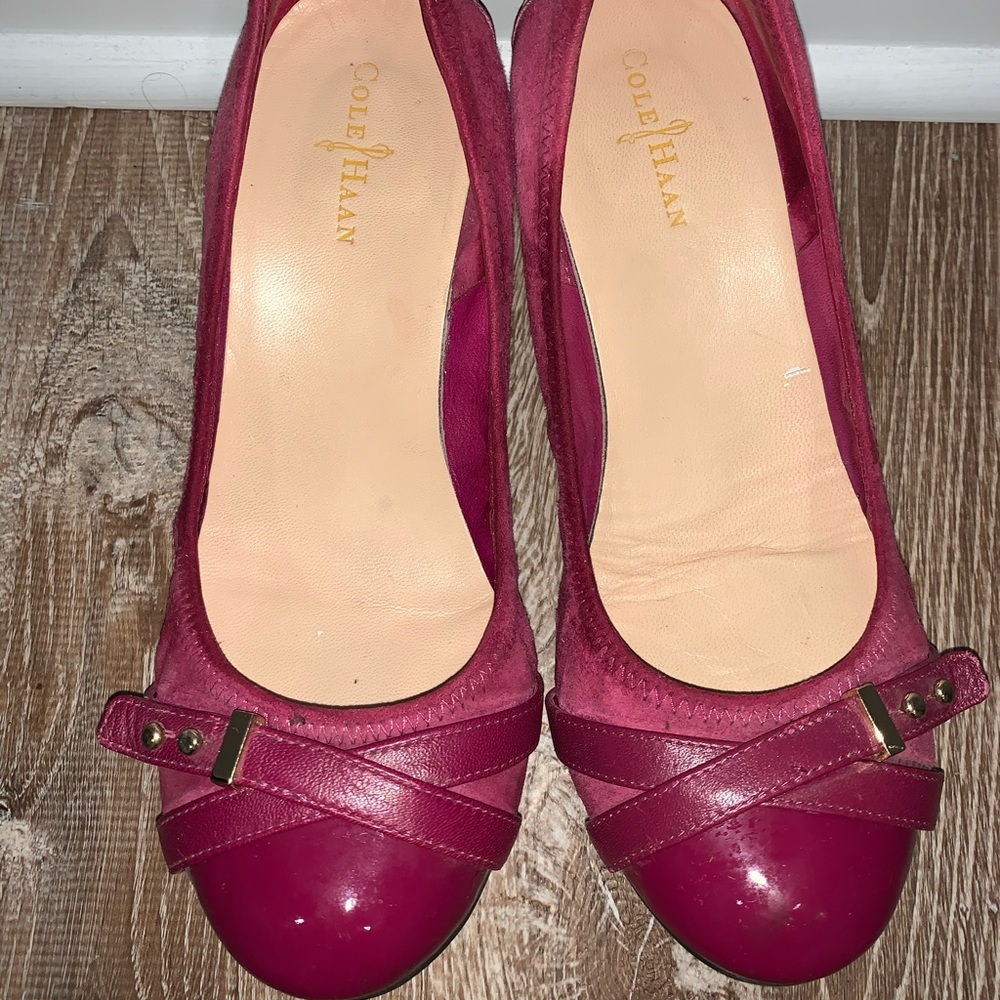 Cole Haan leather Wedge